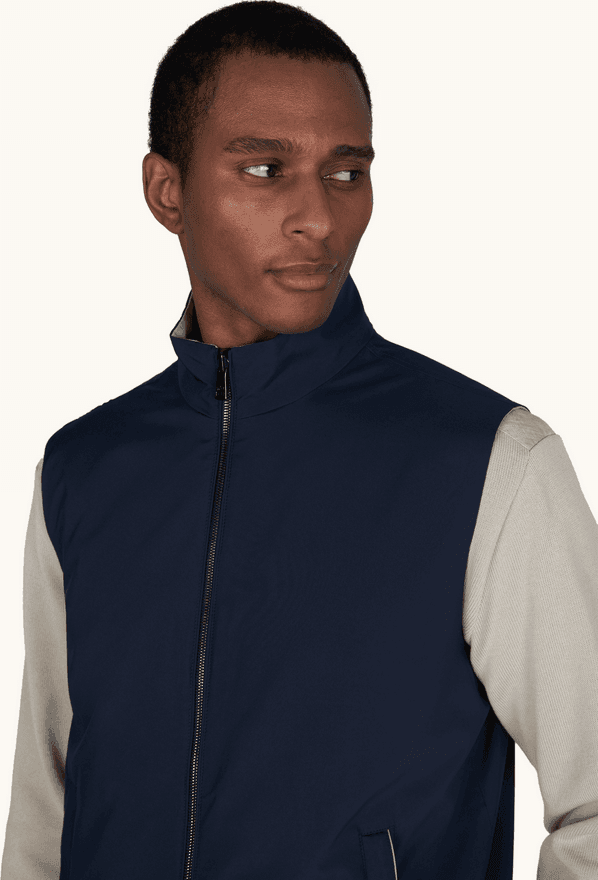 Paul&amp;Shark gilet reversibile thyphoon platinum uomo blu-beige - 9