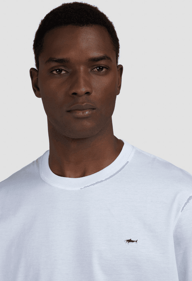 Paul&amp;Shark t-shirt in jersey di cotone uomo bianco - 3