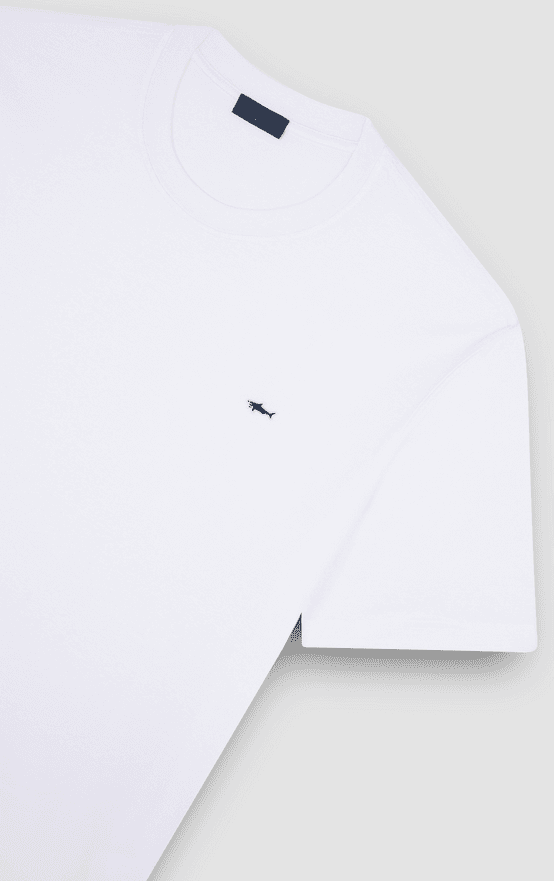 Paul&amp;Shark t-shirt in jersey di cotone uomo bianco - 6