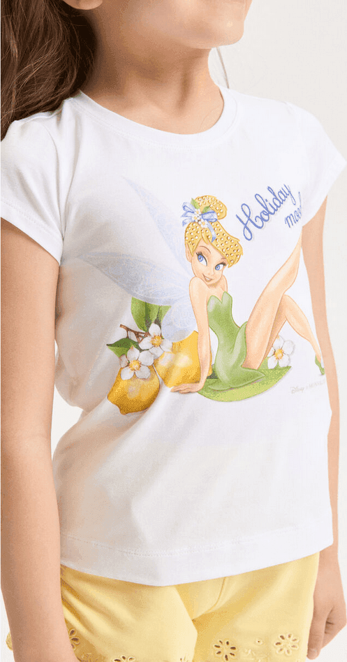 MONNALISA t-shirt trilli bambina bianco - 3
