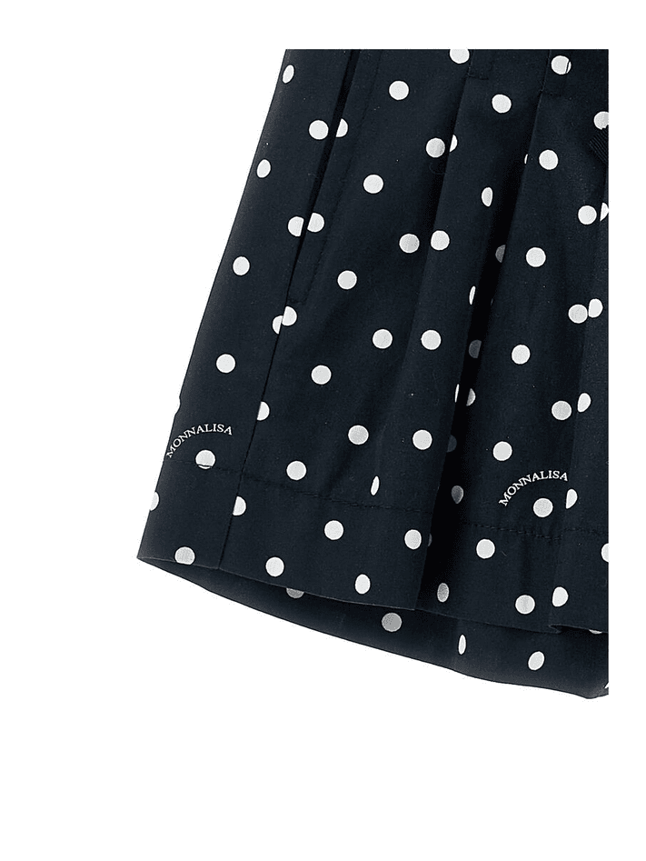 MONNALISA shorts a pois bambina nero e bianco - 2