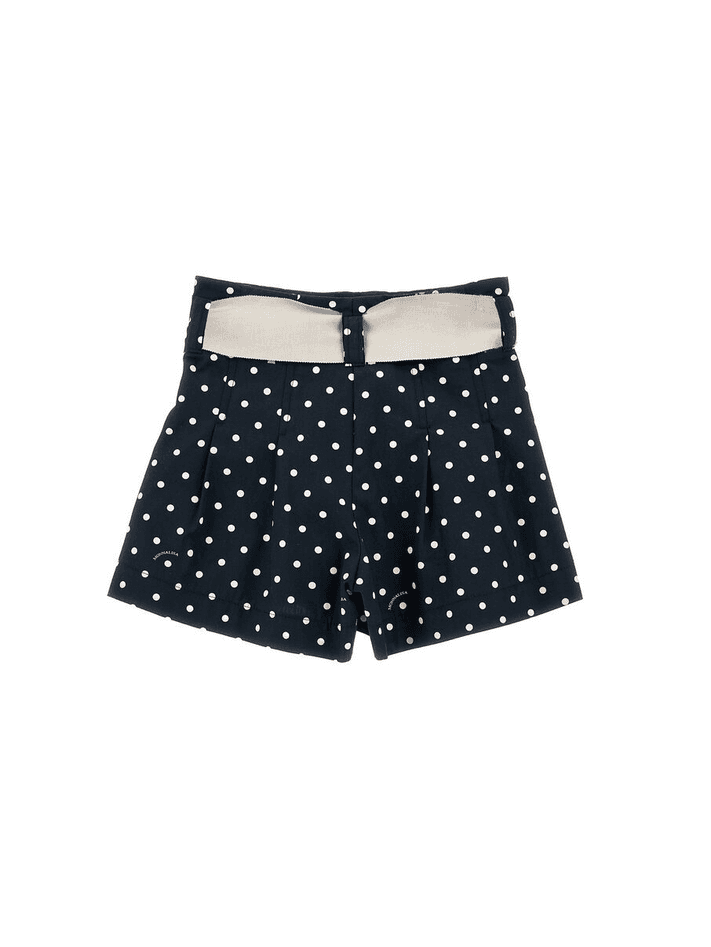 MONNALISA shorts a pois bambina nero e bianco - 3