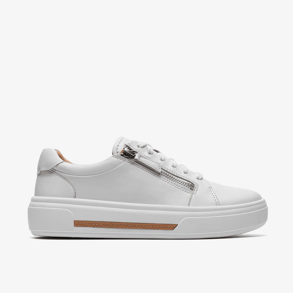 CLARKS scarpa hollyrose zip donna bianco - 8