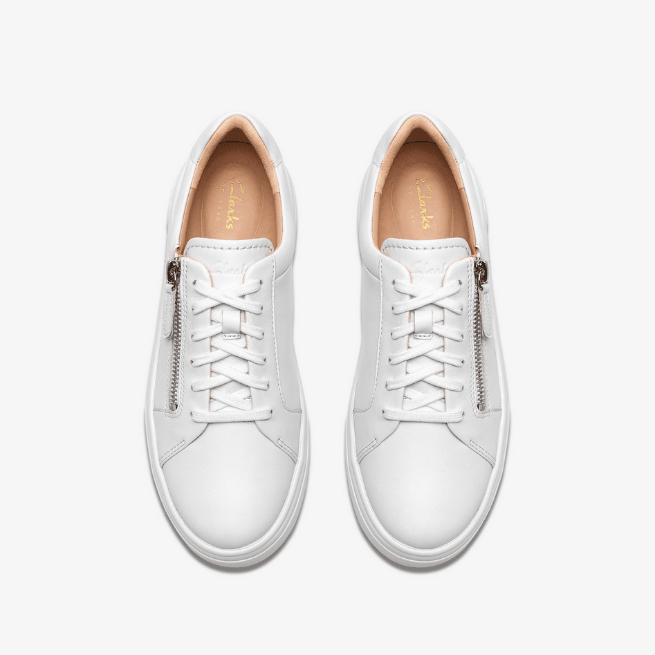 CLARKS scarpa hollyrose zip donna bianco - 2