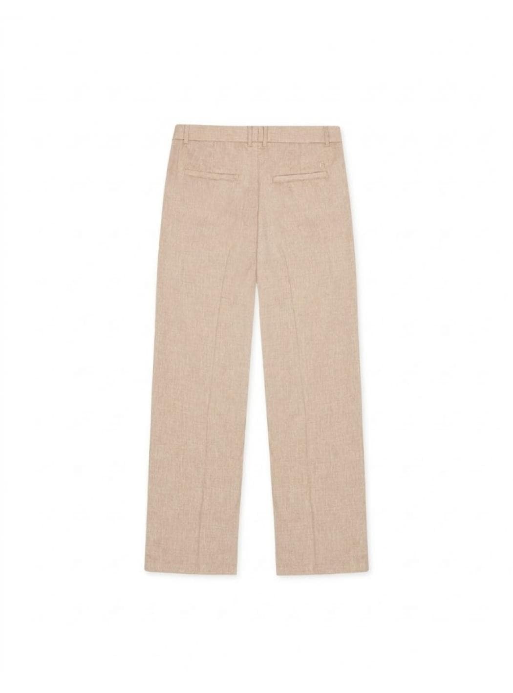 LES DEUX Reece Pleated Slub Suit Pants - 3