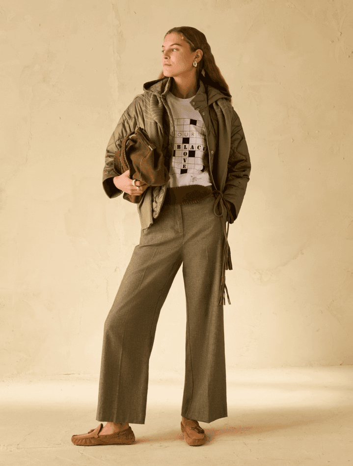 PENNYBLACK pantaloni donna khaki - 3