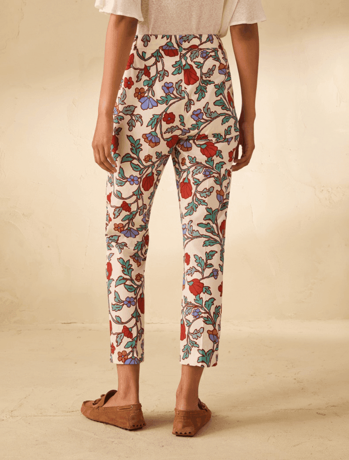 PENNYBLACK pantaloni capri in popeline donna bianco - 5