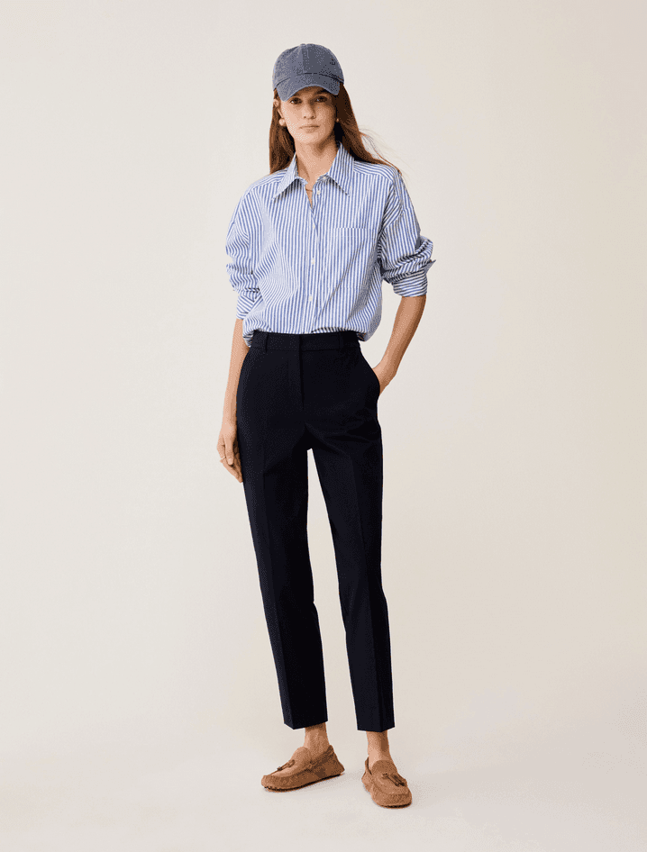 PENNYBLACK pantaloni slim fit donna blu - 2