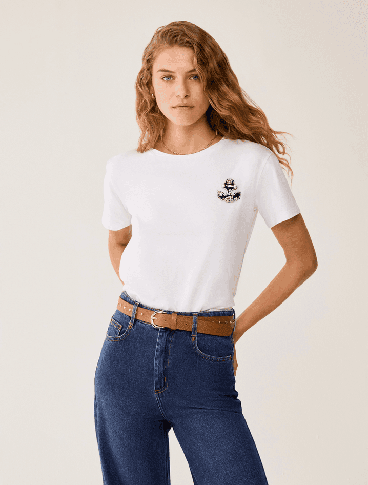 PENNYBLACK t-shirt in jersey di cotone donna bianco - 2