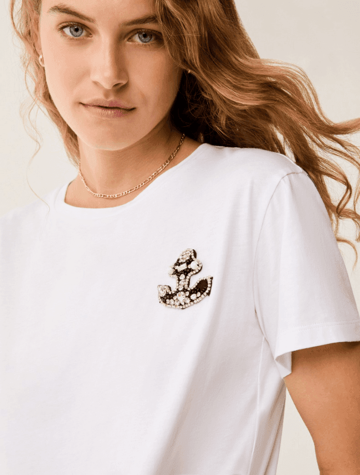 PENNYBLACK t-shirt in jersey di cotone donna bianco - 3
