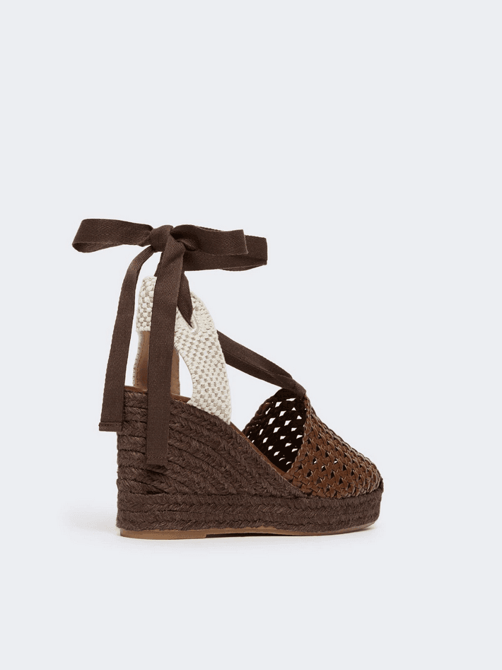 MAX MARA espadrillas donna cuoio - 3