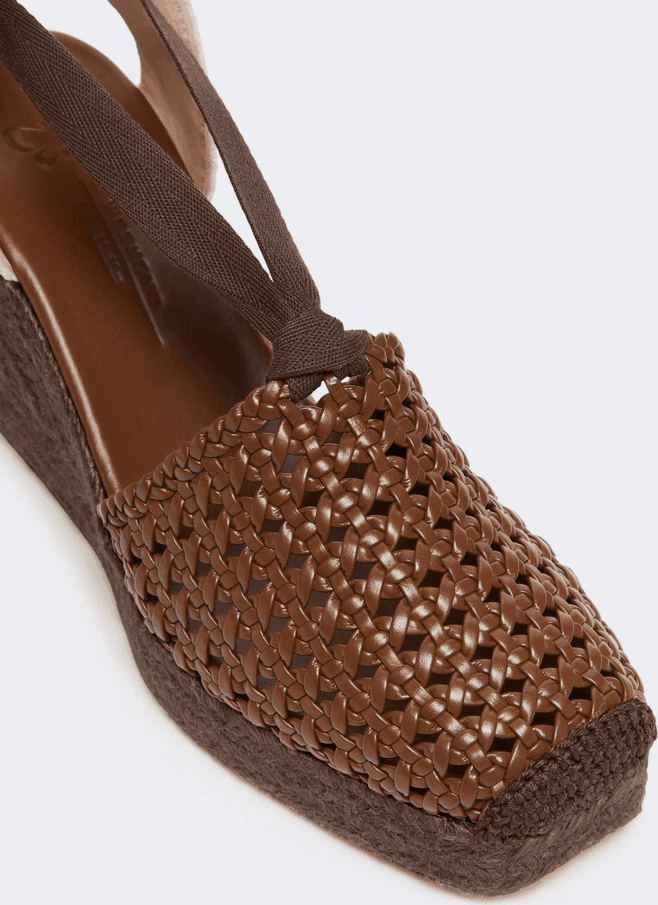 MAX MARA espadrillas donna cuoio - 4