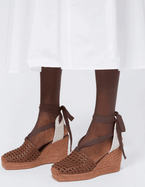MAX MARA espadrillas donna cuoio - 5