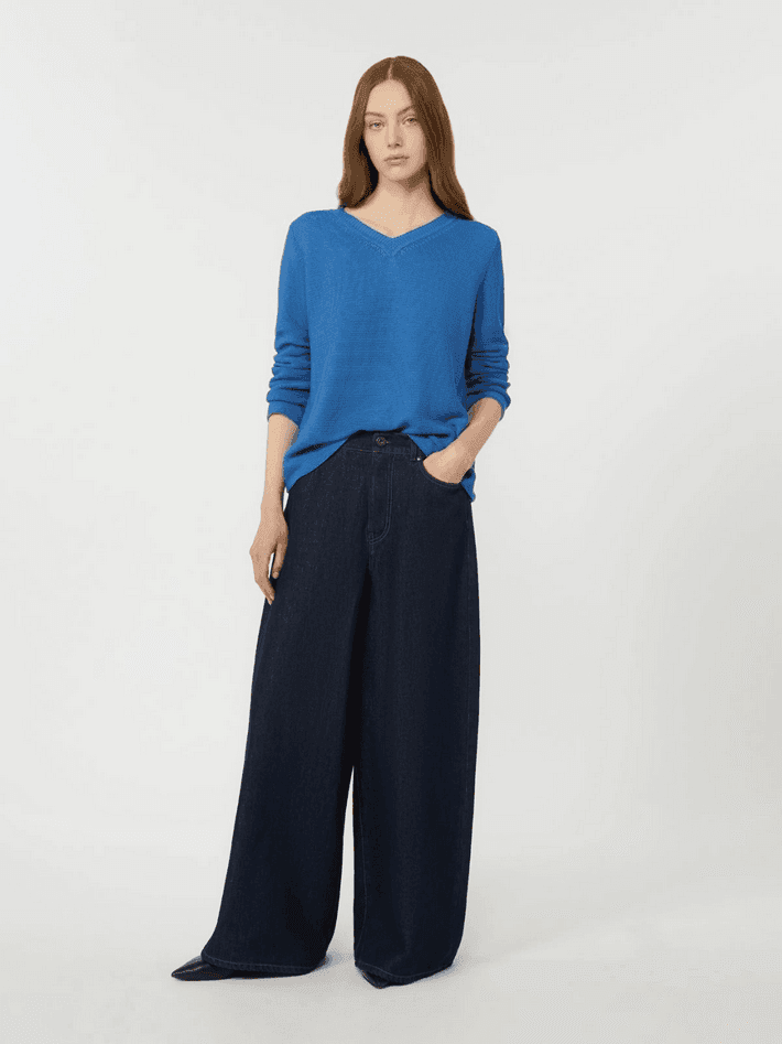 MAX MARA maglia donna bluette - 5
