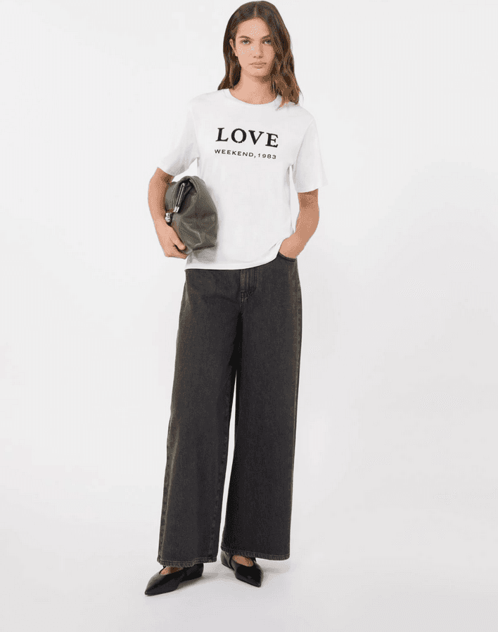MAX MARA t-shirt con stampa e ricami donna bianco - 4