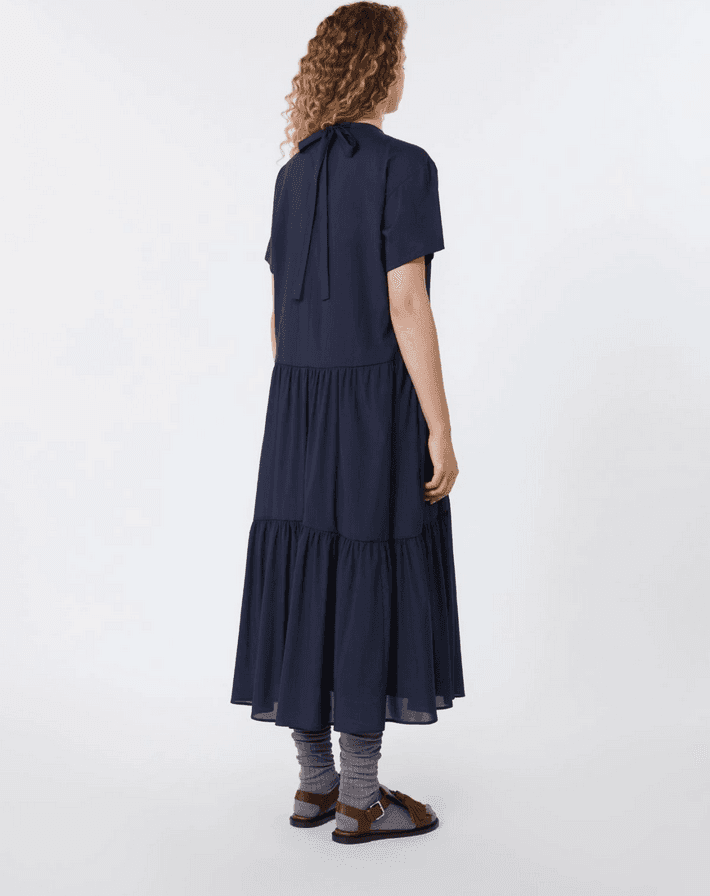 MAX MARA abito in tela donna blu - 4