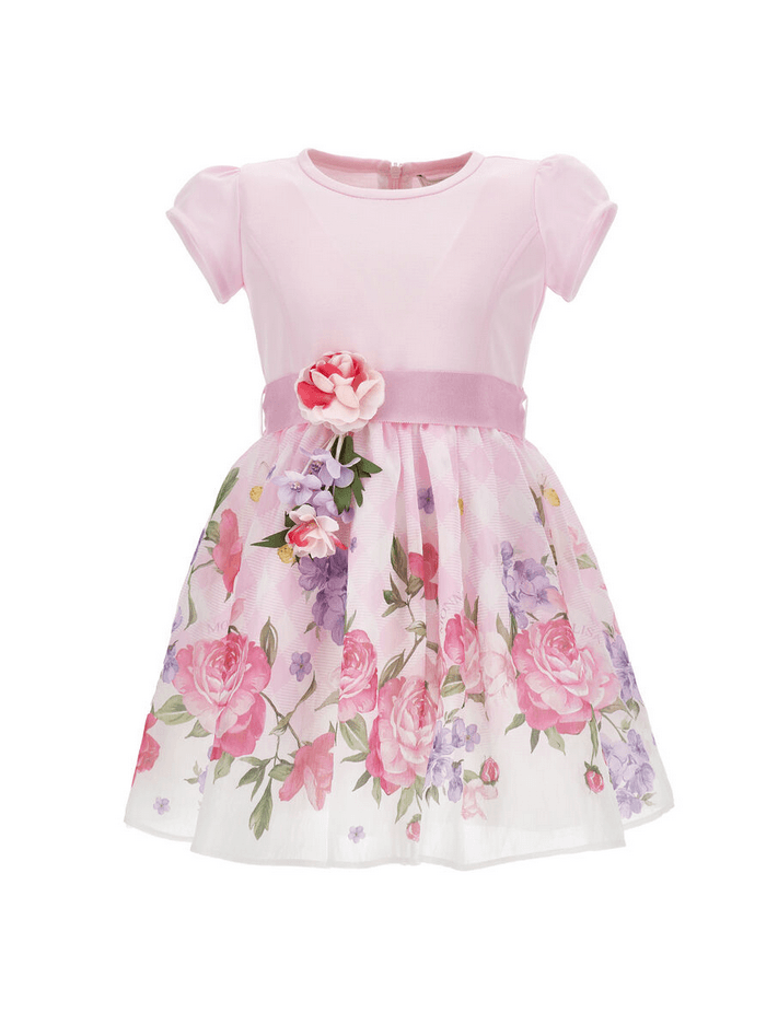MONNALISA abito floreale bambina rosa - 8