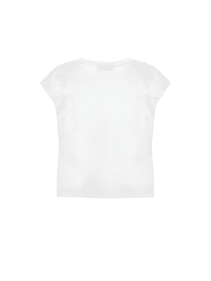 MONNALISA t-shirt hello kitty bambina bianco - 4