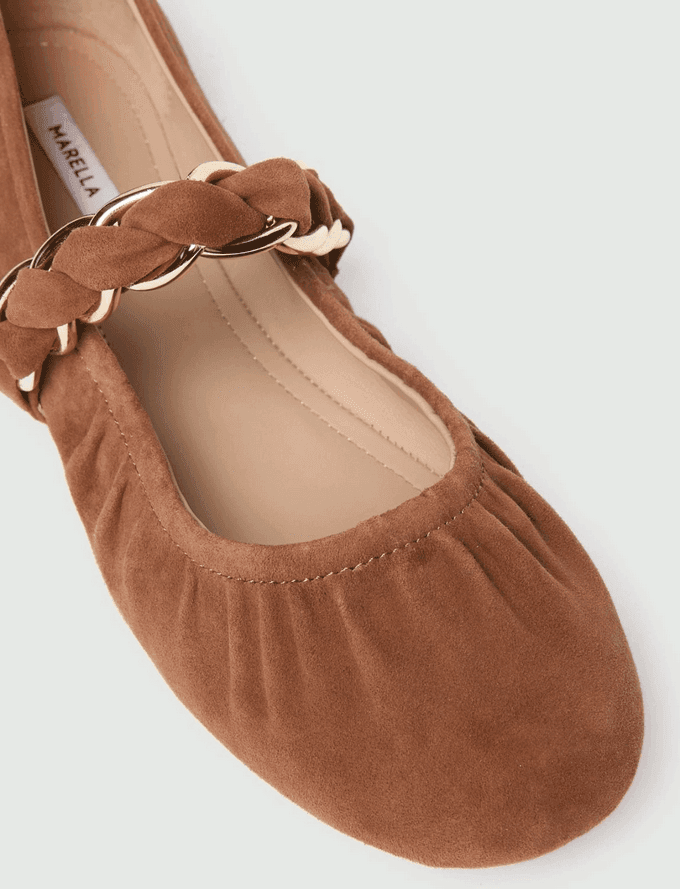 MARELLA ballerina donna cuoio - 3