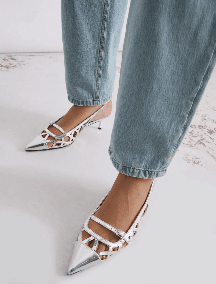 MARELLA scarpe donna argento - 6