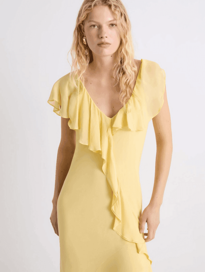 MARELLA abito donna giallo - 4