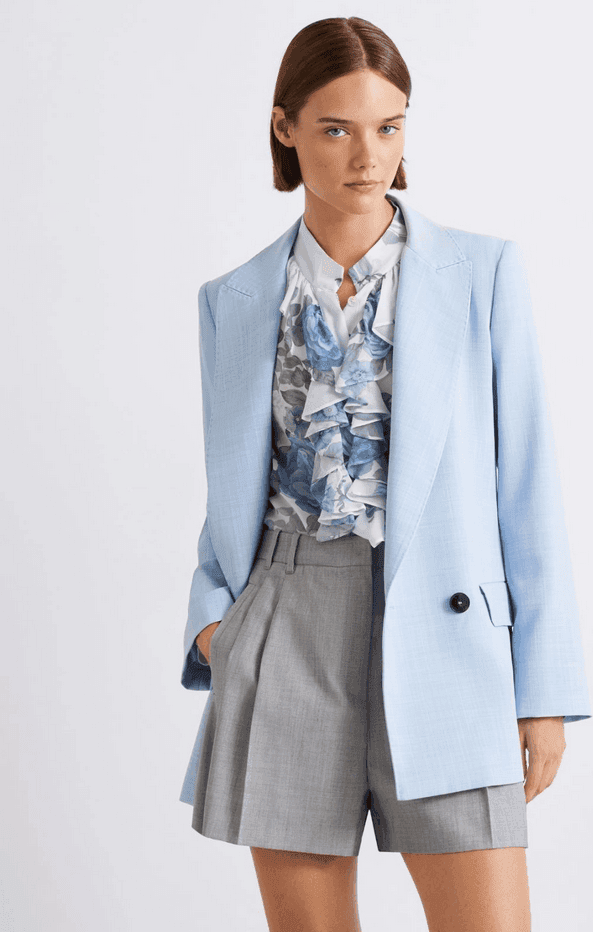 MARELLA giacca in tela donna azzurro - 2