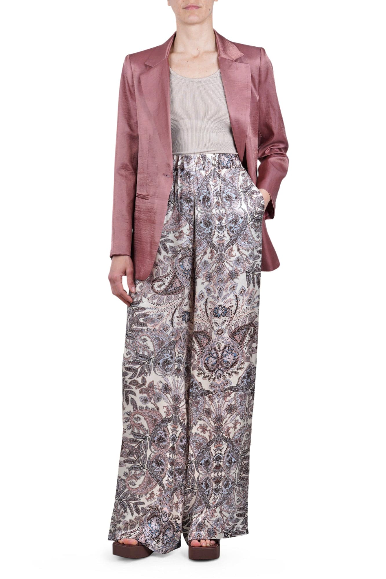 SO ALLURE So Allure - Pantalone - 470017 - Fantasia Crema - 2