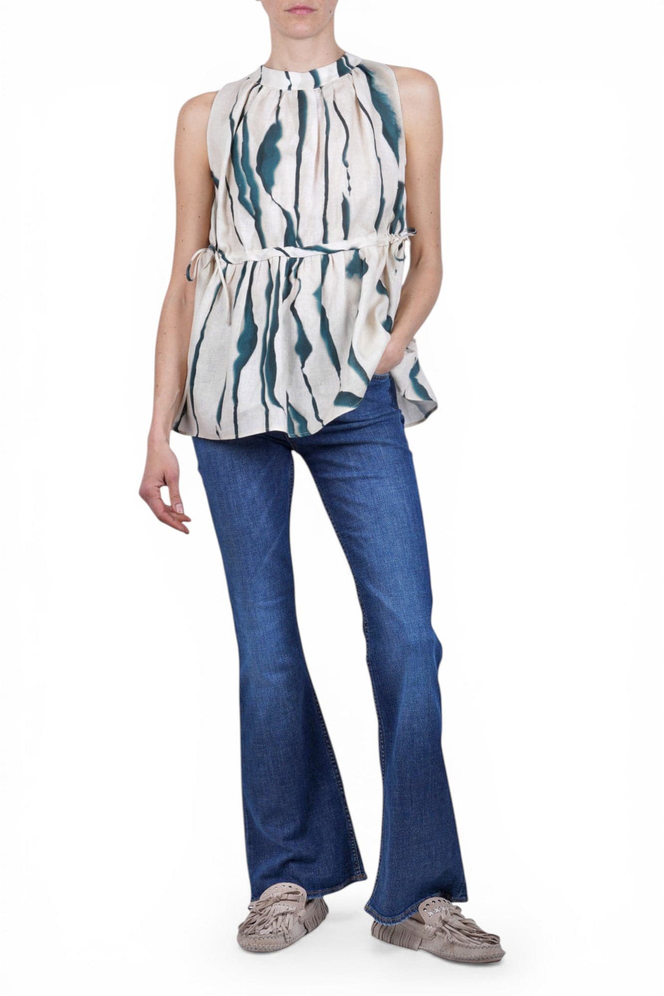 Liviana Conti  - Top - 470311 - Sabbia/Verde - 2