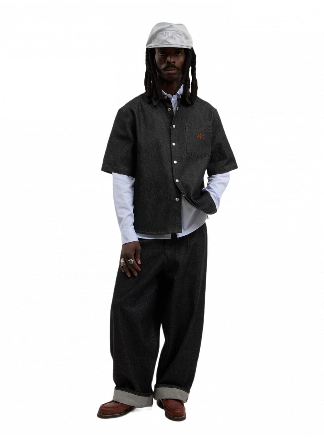 WALK IN PARIS RAW DENIM SHIRT - 2