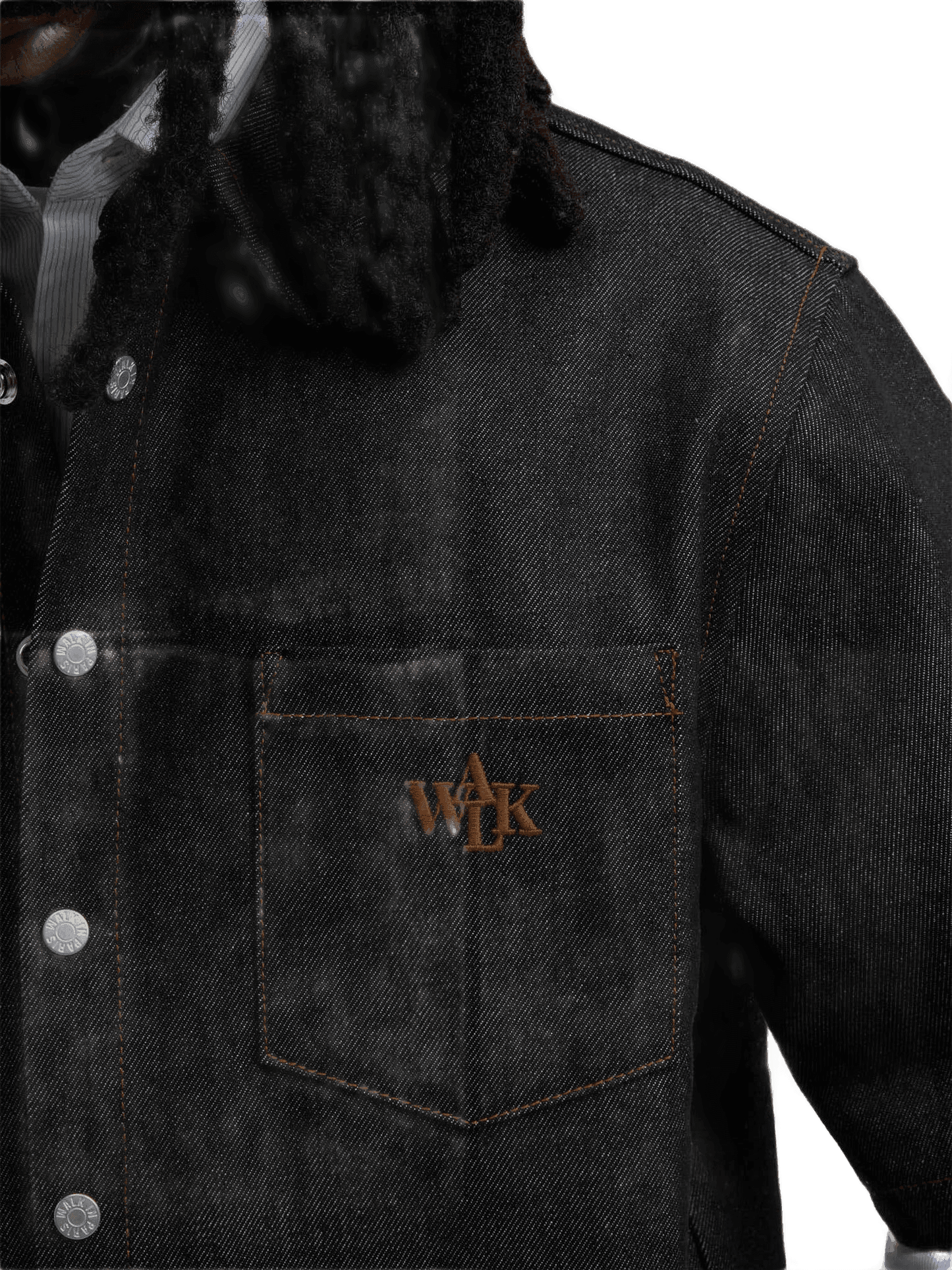 WALK IN PARIS RAW DENIM SHIRT - 3