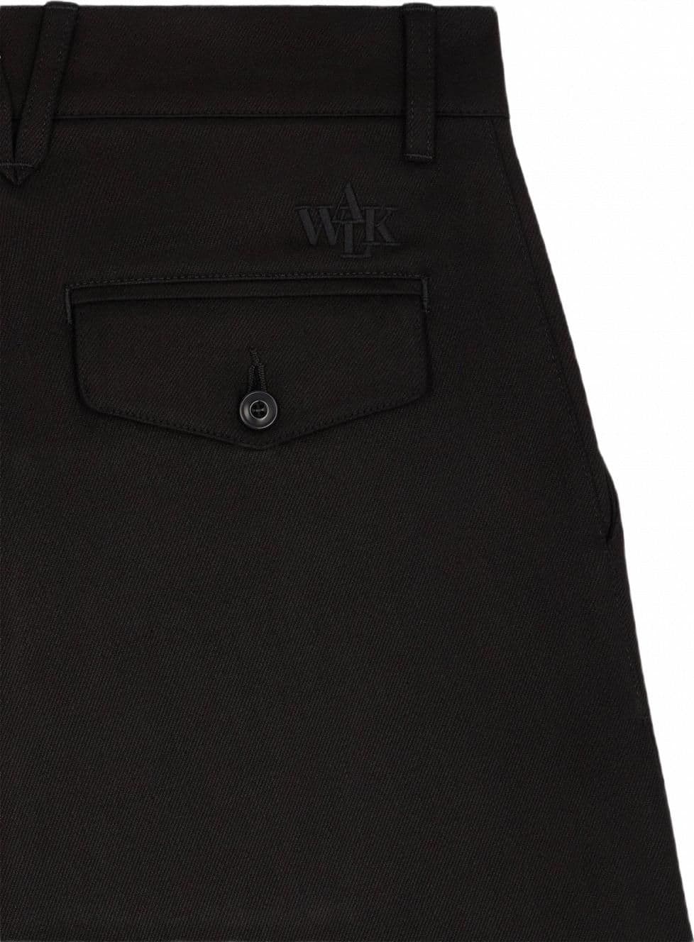 WALK IN PARIS BLACK COTTON TAILORING BALOON TROUSERS - 3