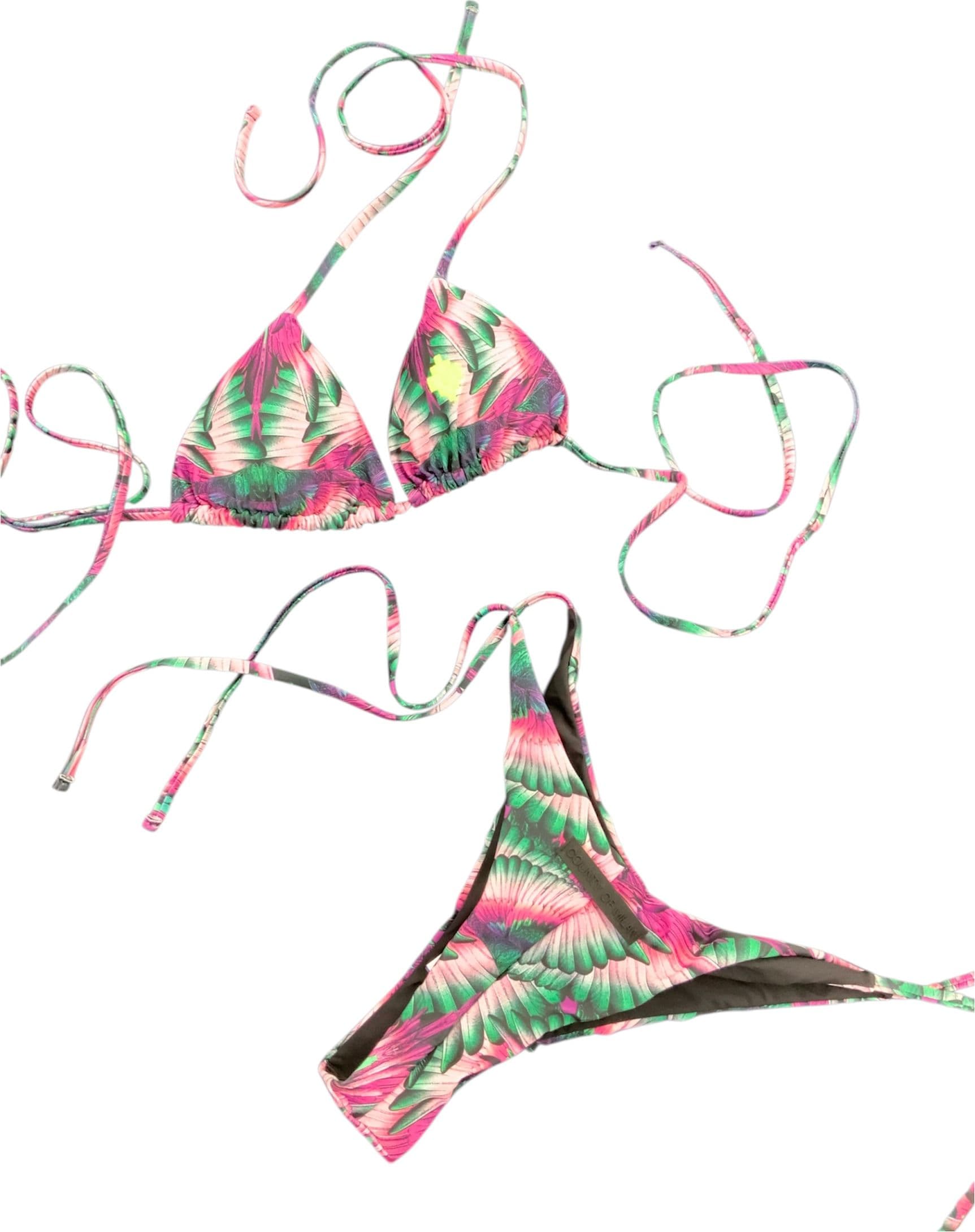COUNTY OF MILAN Bikini triangolo Donna  fantasia pink/bubble wings - 2