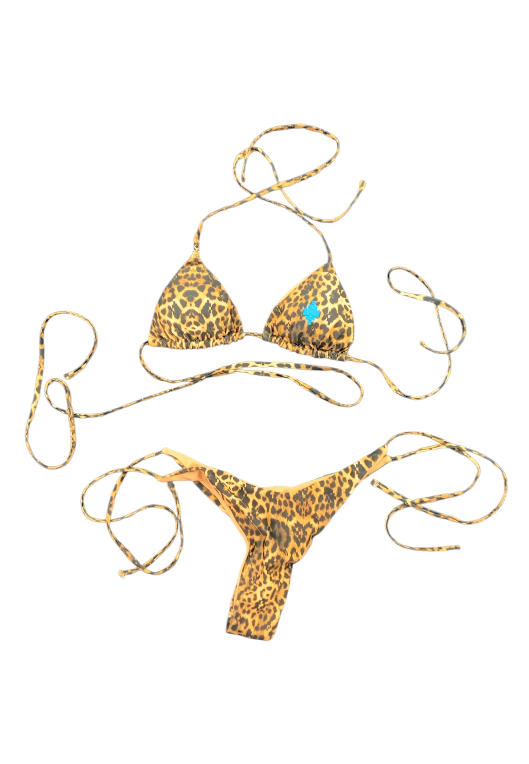 COUNTY OF MILAN Bikini a triangolo Donna  fantasia leopard - 3