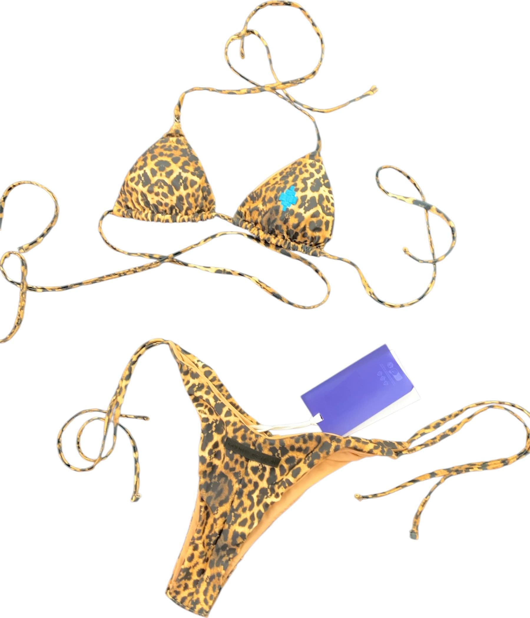 COUNTY OF MILAN Bikini a triangolo Donna  fantasia leopard - 2