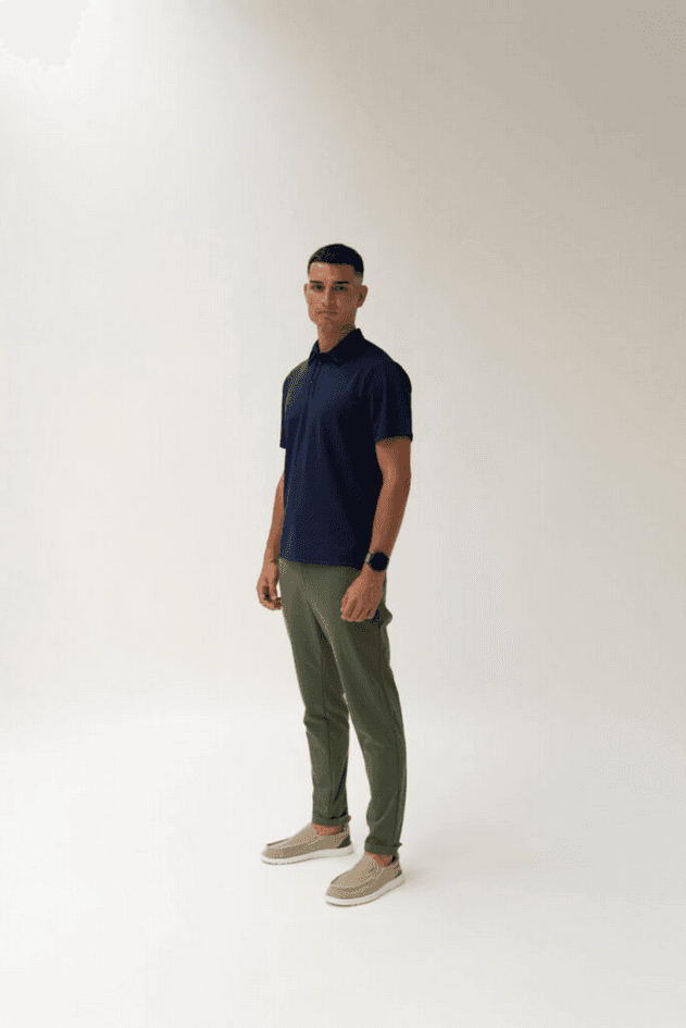 RIHUNIK pantalone uomo verde - 2
