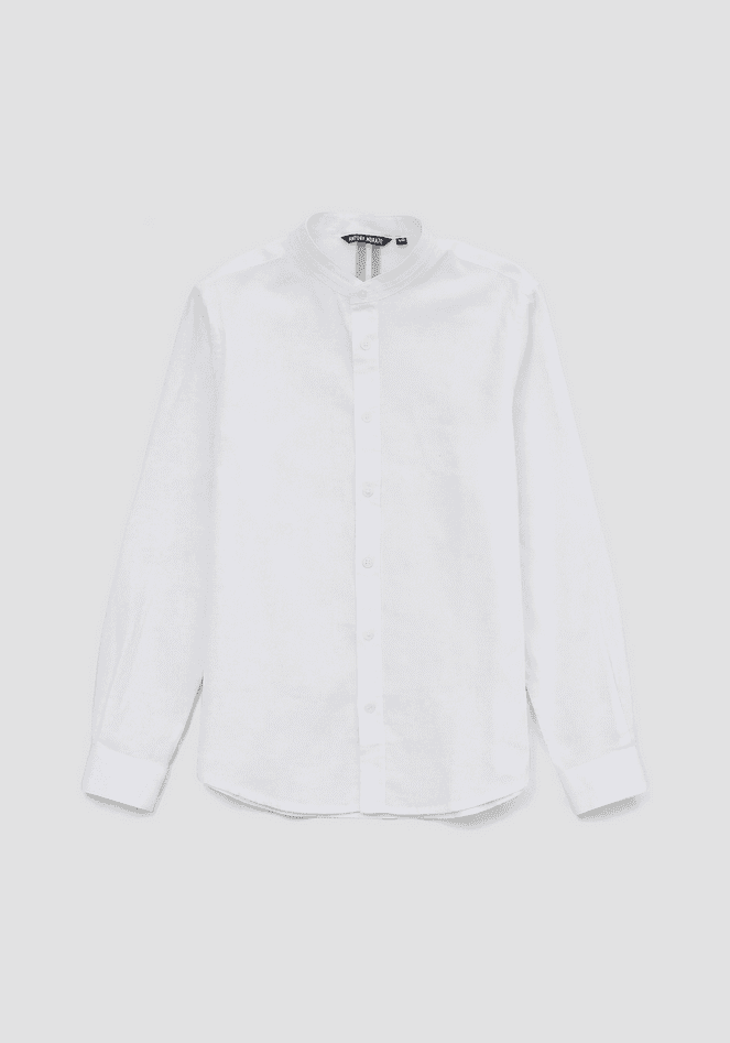ANTONY MORATO KIDS camicia misto cotone e lino bambino bianco - 5