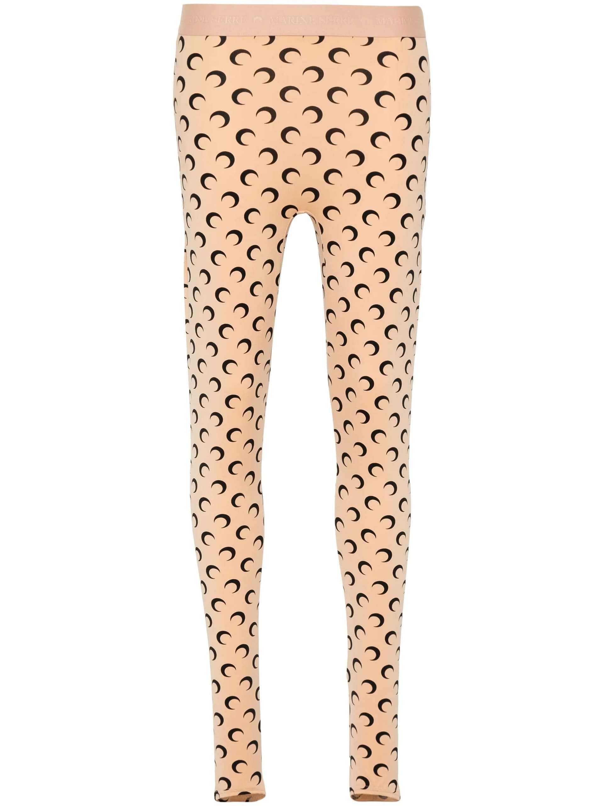 MARINE SERRE Marine Serre - Pantaloni Beige da Donna - 6
