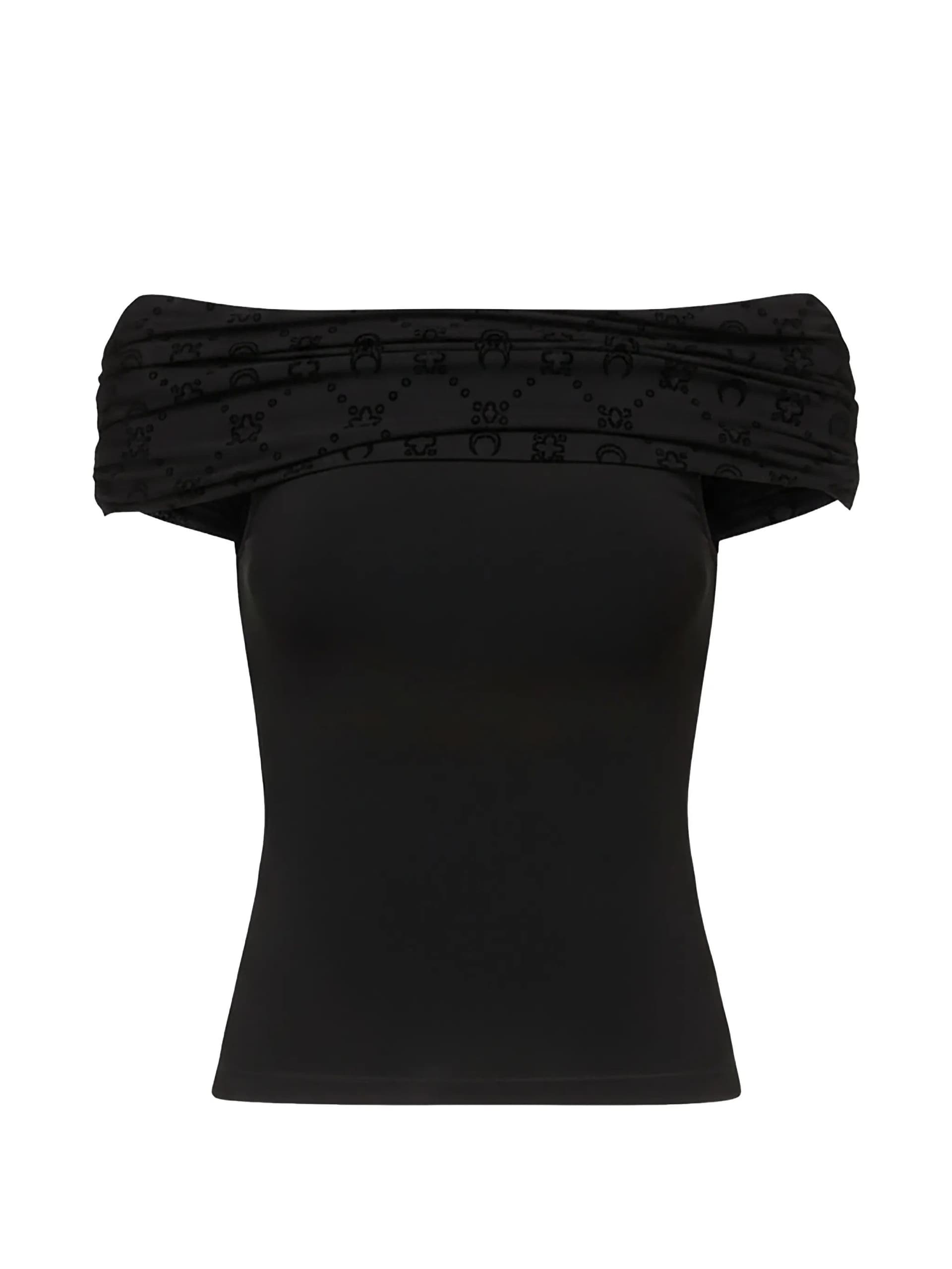 MARINE SERRE Marine Serre - Top Nero da Donna - 3
