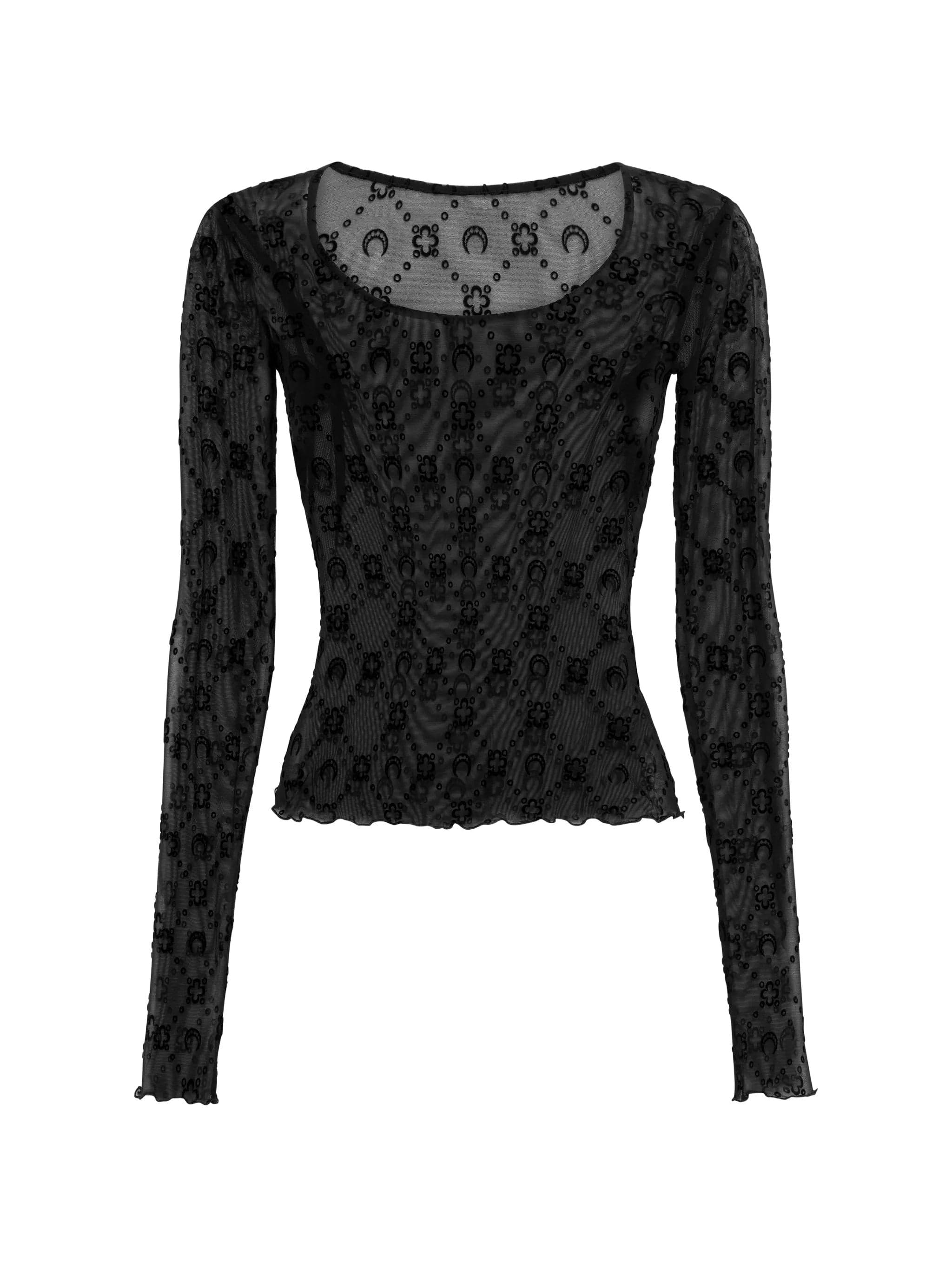 MARINE SERRE Marine Serre - Top Nero da Donna