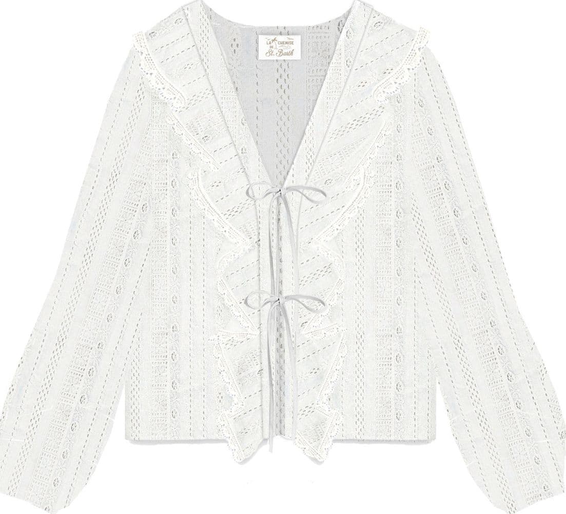MC2 SAINT BARTH  Camicia manica lunga con fiocco EVI0001-00472L - 2