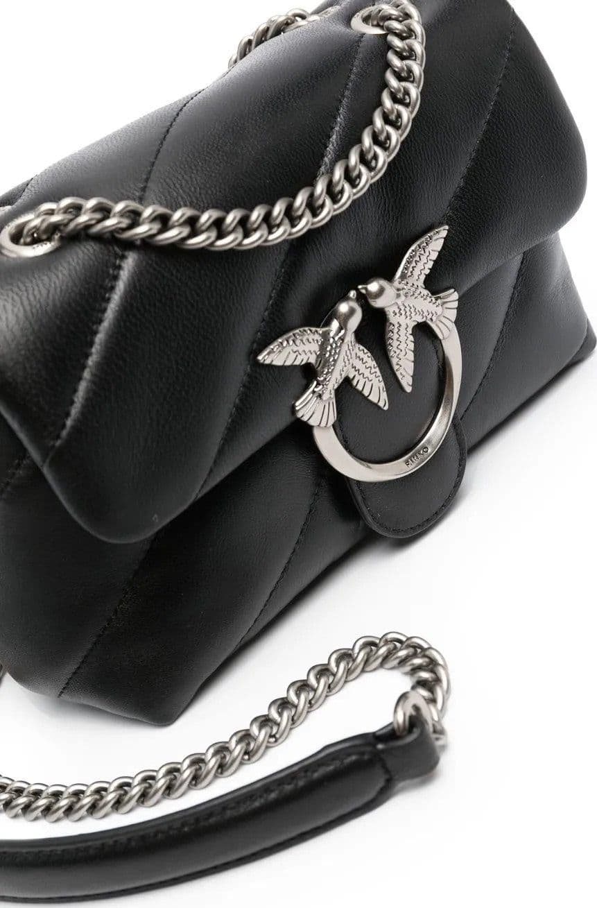 Pinko  - Borsa a Tracolla Love Mini Puff Nera da Donna - 2