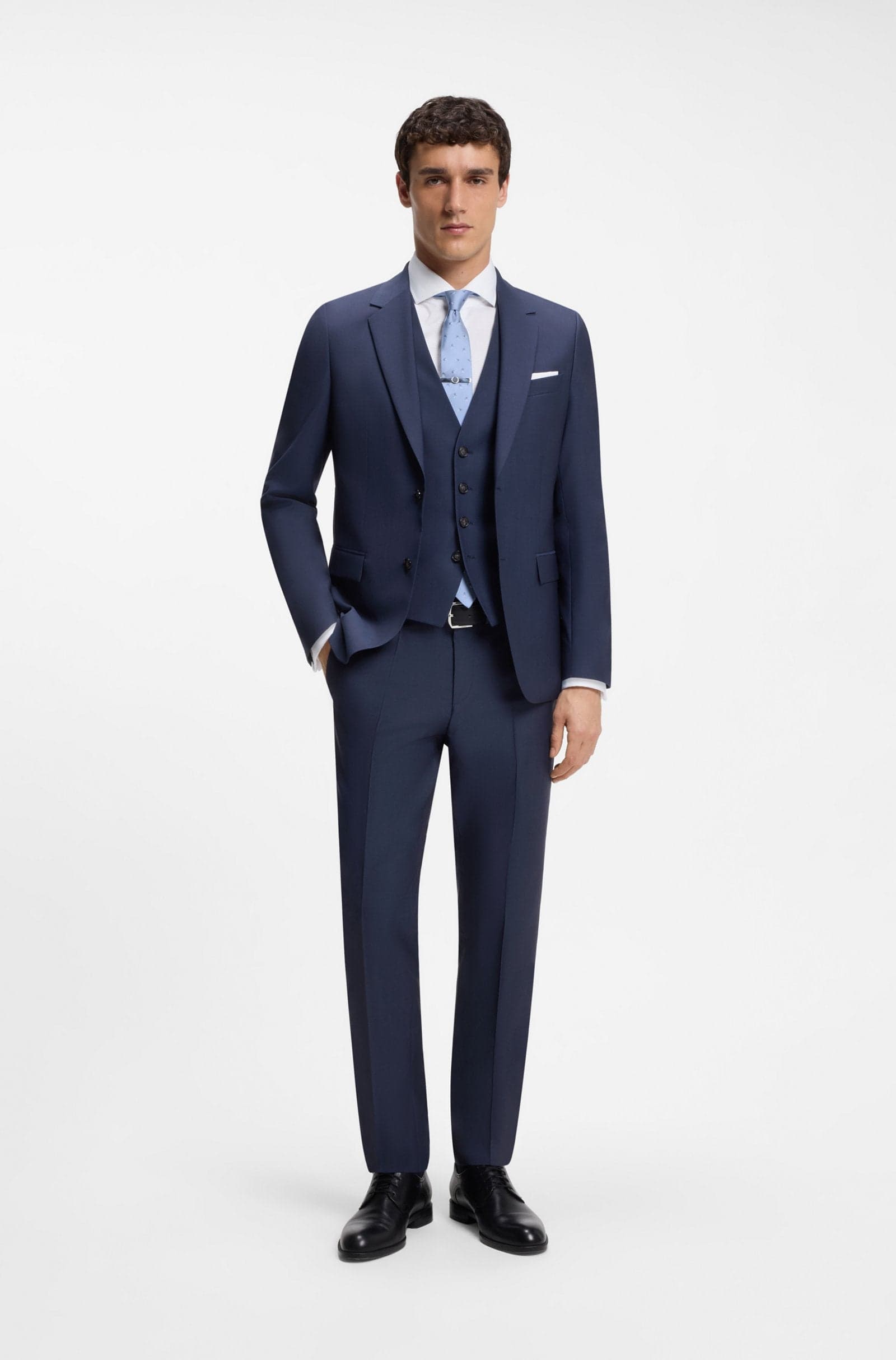 BOSS  Completo Uomo H-Houston-3Pcs-262 10240417 01 - 9