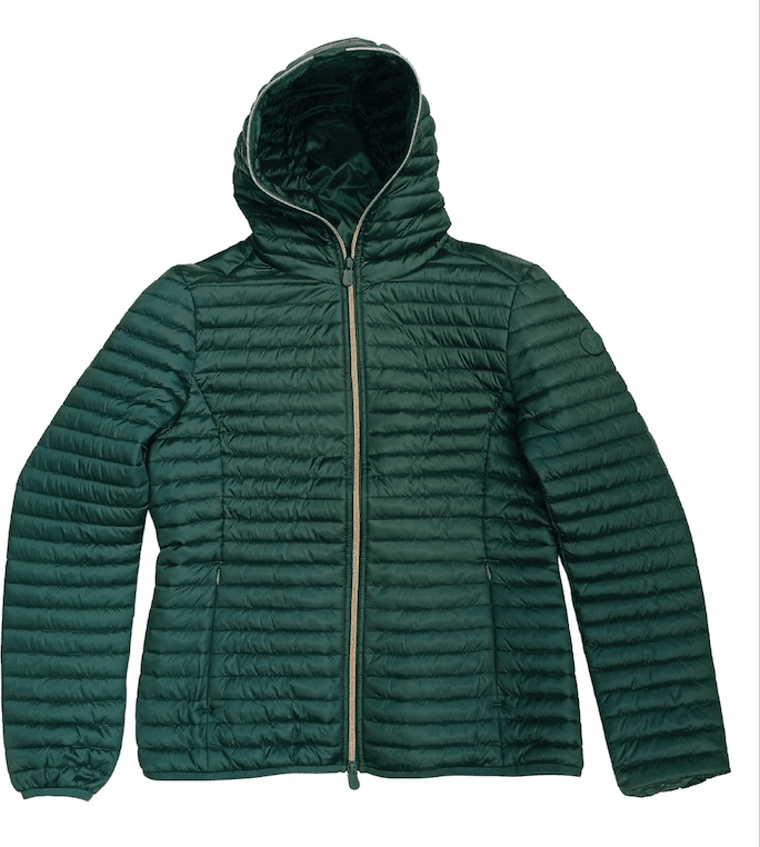 SAVE THE DUCK Giubbotto 100 grammi con cappuccio Donna Save the Duck ALEXA Salamander Green