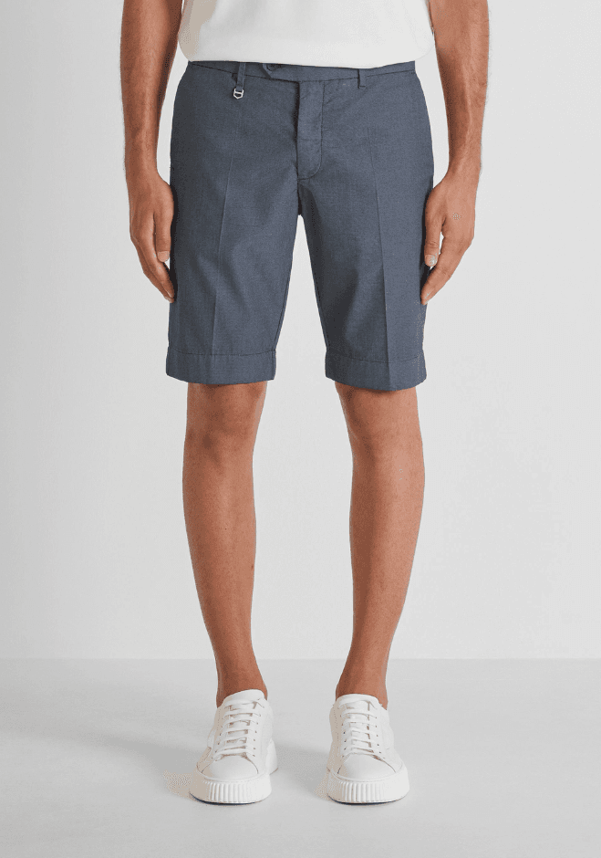 Antony Morato shots skinny fit uomo blue marine - 5