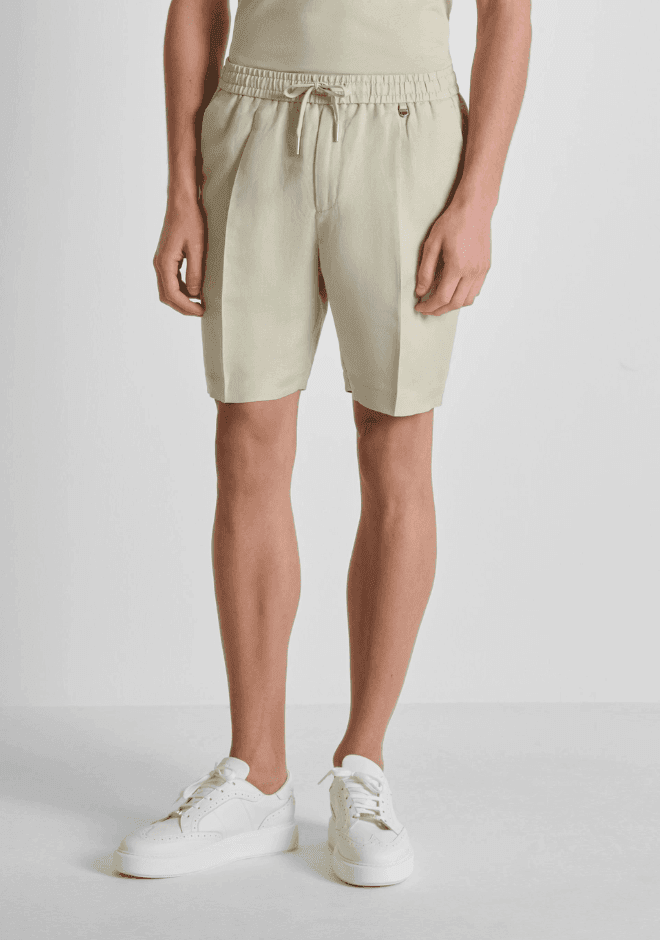 Antony Morato shorts misto lino uomo safari - 3