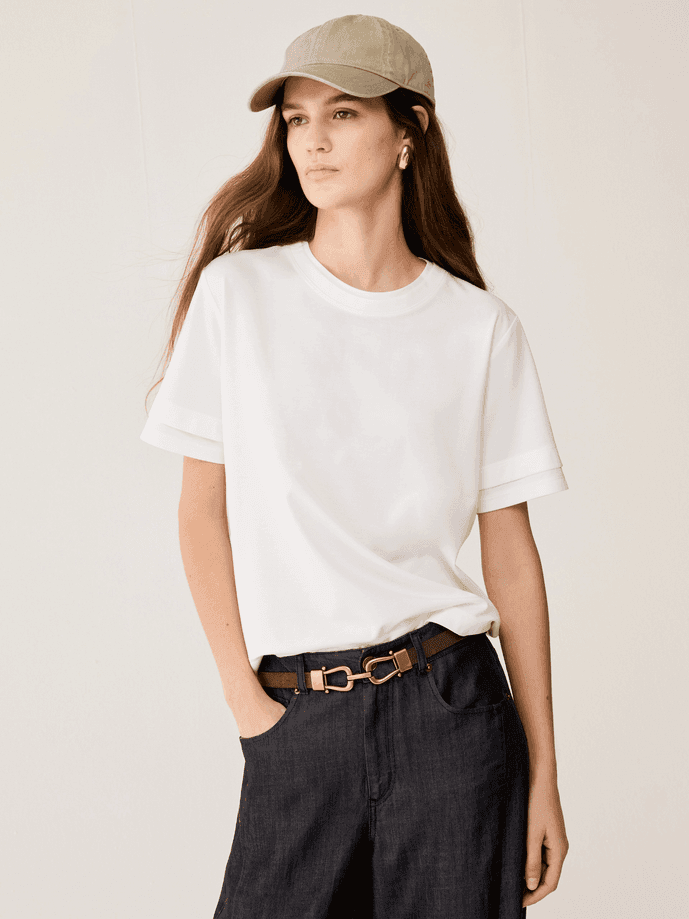 PENNYBLACK t-shirt boxy fit donna bianco - 2