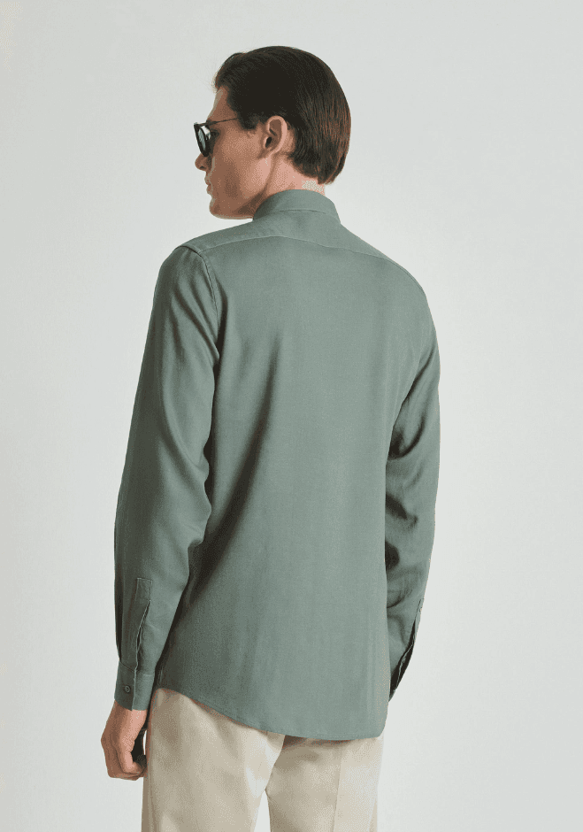 Antony Morato camicia regular fit uomo verde agave - 5