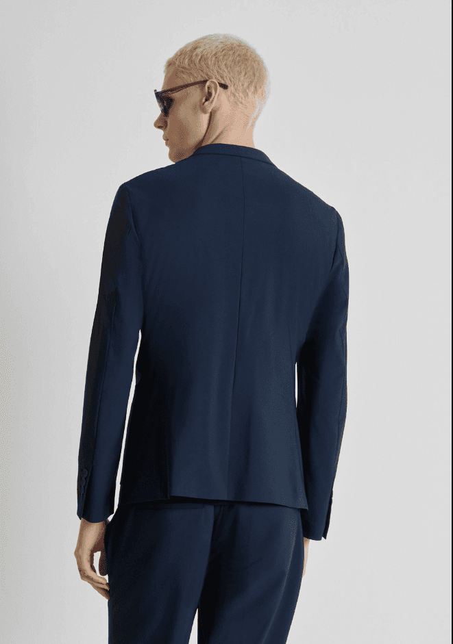 Antony Morato giacca slim fit uomo blue marine - 4