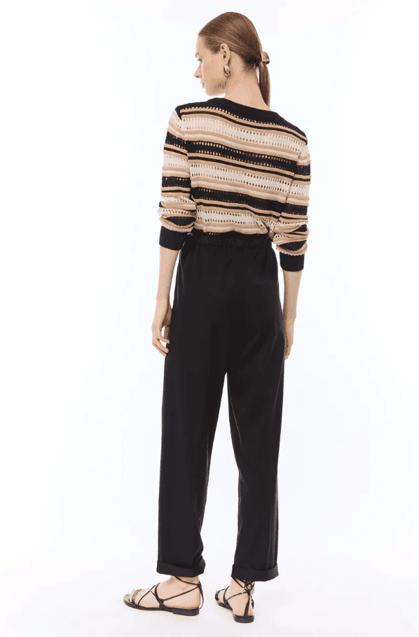 NENETTE pantalone donna nero - 4