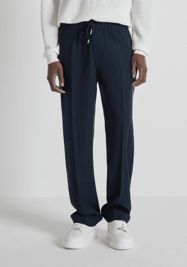 Antony Morato pantalone relaxed fit uomo blue marine - 2